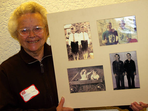 Marian Towse at the Stoneham Mass. Memories Road Show