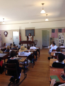 Fourth grade visit to Schoolhouse Museum