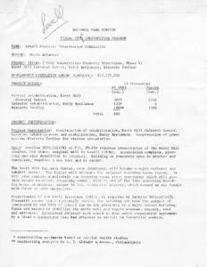 Fiscal 1982 Construction Program