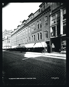 Buildings on east side of Washington Street numbers 710 to 732