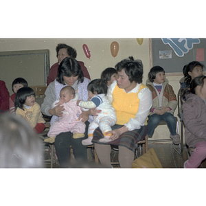 Guests at a Chinese Progressive Association party