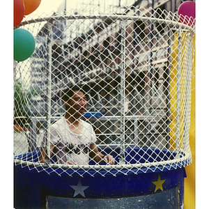 Dunk tank at Recreation Day fair