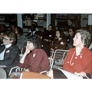 Audience at a "Meet the Donors" event