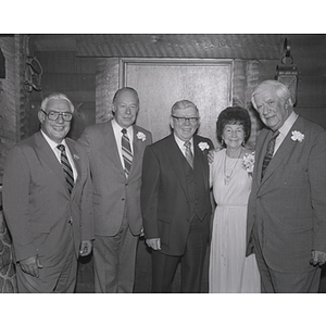 Congressman Thomas Phillip "Tip" O'Neill Jr. and others at the Northeastern University event held in his honor