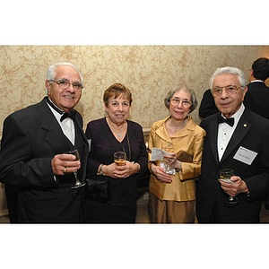 Four guests at the Huntington Society Dinner