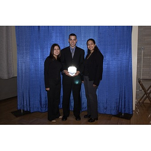 Members of Latin American Student Association (LASO) with the Program of the Year Award