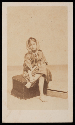 Studio portrait of unnamed girl, Boston, Mass., ca. 1862-1874