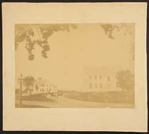 Exterior view of the Rocky Hill Meeting House and parsonage