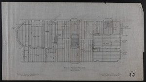 First Floor Frame, House for James Means, Esq., Bay State Road, Boston, undated