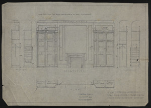1/2" Scale Details of Wardrobes in Own Room, House of J.S. Ames, Esq., 3 Commonwealth Ave., Boston, undated