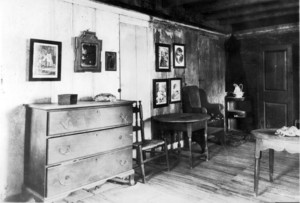 Nehemiah Royce House, Wallingford, Conn., Bedroom.