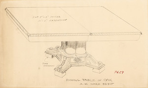 "Dining Table of Oak"