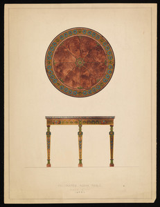 "Decorated Adam Table"