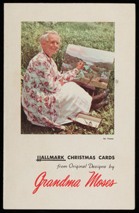 Hallmark Christmas cards from original designs by Granda Moses, Hallmark Cards, Inc., Kansas City, Missouri, 1947