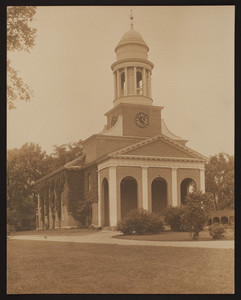 Exterier view of a church, Lancaster, Mass., ca. 1914