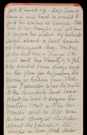 Thomas Lincoln Casey Notebook, February 1890-May 1891, 19, but not to build up.