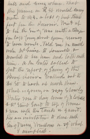 Thomas Lincoln Casey Notebook, February 1890-April 1890, 42, hill and everywhere. That
