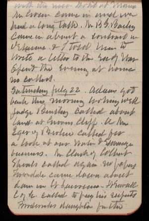 Thomas Lincoln Casey Notebook, May 1893-August 1893, 86, with the new work at [illegible]