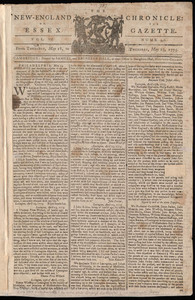 The New-England Chronicle: or, the Essex Gazette, 25 May 1775