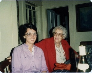 May Sarton (right) came to dinner
