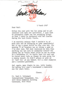 Letter from Hank Ketcham to Mark H. McCormack