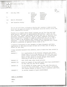 Memorandum from Mark H. McCormack to list