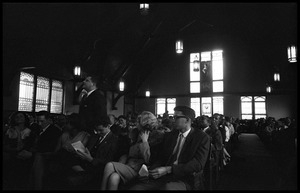 Question from the audience at the Youth, Non-Violence, and Social Change conference, Howard University