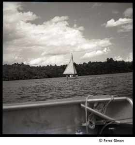 Camp Arcadia: sailboat on the water
