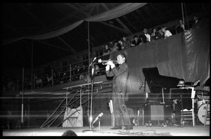 Winter Carnival: Doc Severinsen performing with his band on the Johnny Carson Show, Curry Hicks Cage, UMass Amherst