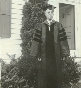 Charles P. Alexander in academic robes
