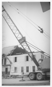 Wrecking of the Mathematics Building (formerly the Entomology Building)