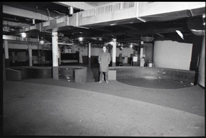 Ray Riepen in the closed Boston Tea Party - Digital Commonwealth