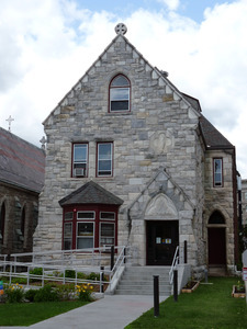 All Saints Episcopal Church, North Adams, Mass.: rear entrance