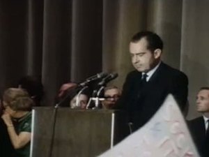 Nixon campaigns, Minneapolis, 1968
