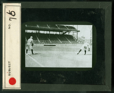 Leslie Mann Baseball Lantern Slide, No, 76