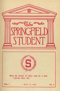 The Springfield Student (vol. 3, no. 8), May 15, 1913