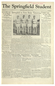 The Springfield Student (vol. 15, no. 24) April 24, 1925