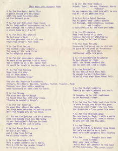 1963 Football Banquet Poem