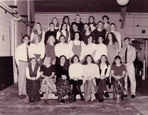 The 1994-95 Springfield College Women's Swimming and Diving team