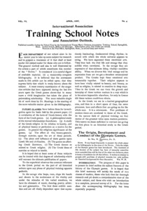 The International Association Training School Notes and Association Outlook (vol. 6 no. 4), April, 1897