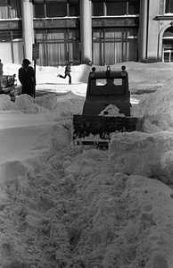 Snow clearing equipment on Berkeley Street