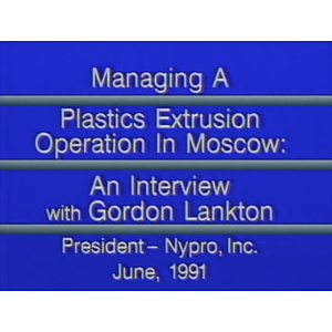 Managing a plastics extrusion operation in Moscow