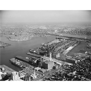 Charlestown, left to right, Revere and American Sugar Companies, and Waterfront area, Boston, MA