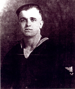 Manuel Pestena Correa in Navy uniform