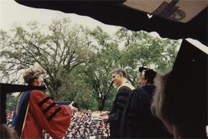 Carl Sagan Receives Honorary Degree.