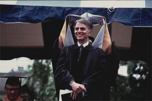 Carl Sagan Receives an Honorary Degree.