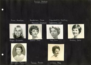 Class of 1967 Yearbook, Foreign Students.