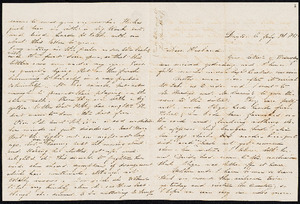 Letter from Augusta Bruen, Dayton, OH to Luther Bruen, 1861 July 7