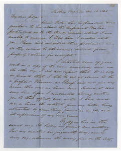 Letters to Edward Jenkins Harden, 1863 December