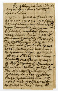 Letters to William Smith from Early-Evans